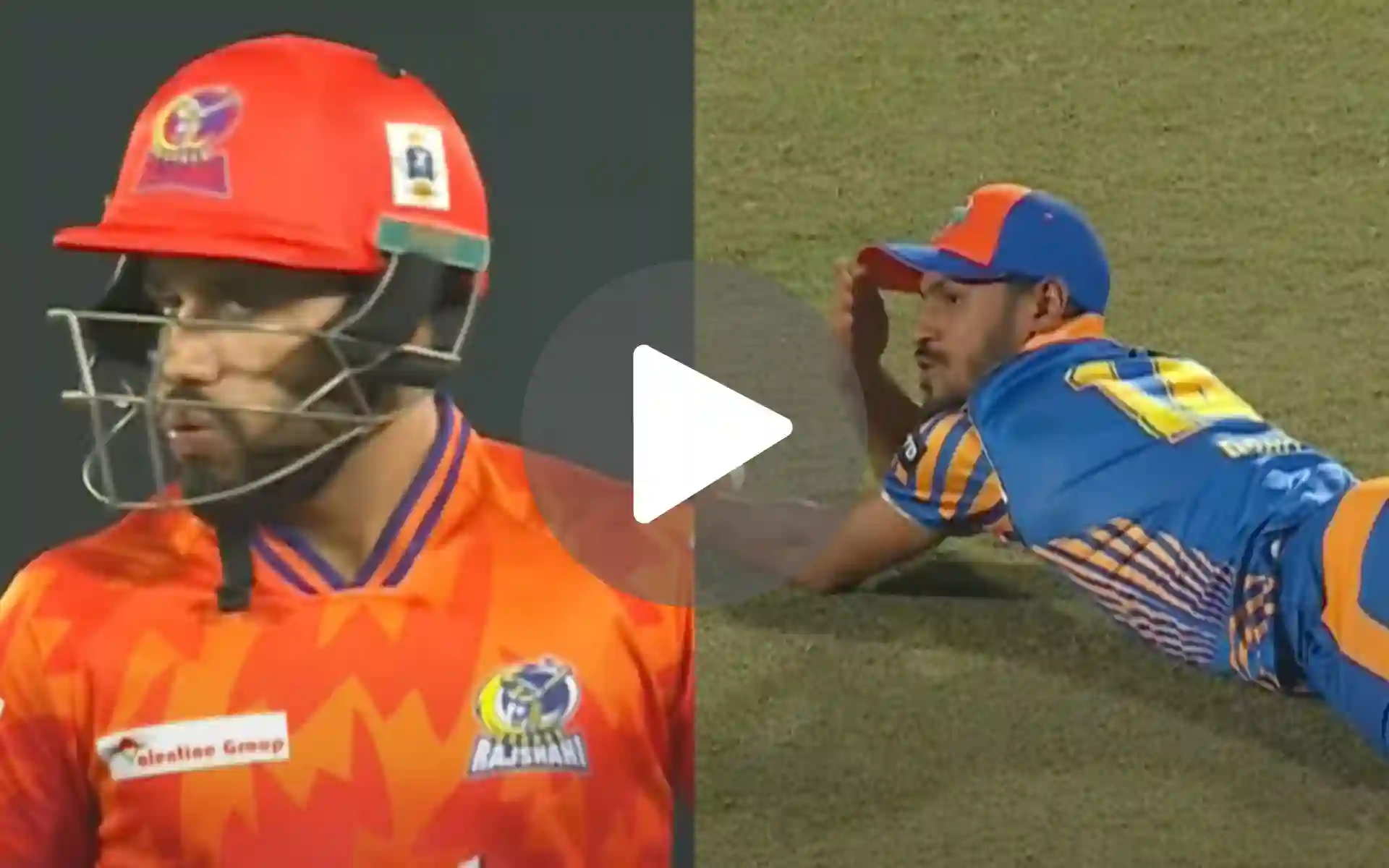 [Watch] Haris Frustrated As Rony Does Cheeky Flying Kiss Celebration After A Stunning Catch